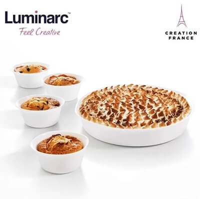 Khay nướng Thuỷ Tinh Luminarc Smart Cuisine Tròn 11cm - Ảnh 4