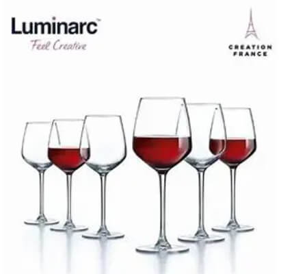 Ly Rượu Vang Thuỷ Tinh Luminarc Val Surloire 250ml - Ảnh 3