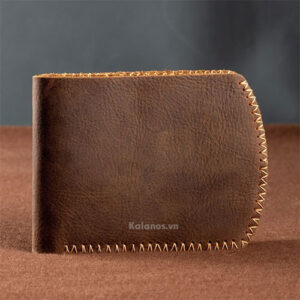Ví da bò handmade đẹp & cao cấp màu nâu Kalanos KBN620-Nau Handmade leather wallet - Kalanos